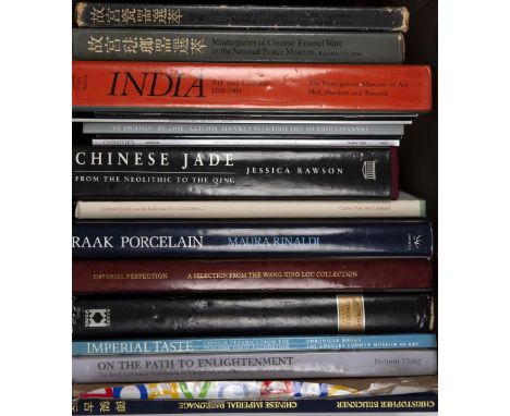 Collection of reference books and catalogues Chinese, India and Asian related including Rawson, Jessica - Chinese Jade, two v