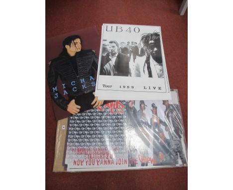 Posters: Various Artists, such as So Solid Crew, Black Rebel Motorcycle Club, Michael Jackson, UB40, Bon Jovi, Foo Fighters, 