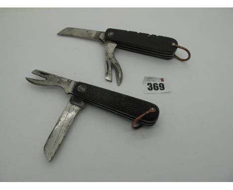 Pocket Knives; Joseph Rodgers &amp; Son military knife, single blade, tin opener, dated 1939, copper lanyard ring; J.N.O. Bly