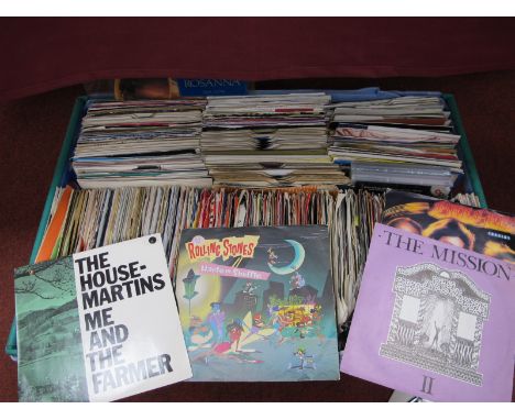 Vinyl - Collection of 7" Singles, with titles from T.Rex, Black Sabbath, Thin Lizzy, The Who, George Harrison, Rolling Stones