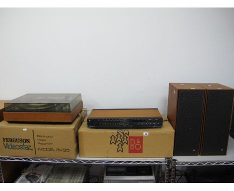 Bang and Olufsen Audio Equipment, to include a Beogram 1500 Turntable with built in amplifier, a pair of Beovox 1000 speakers