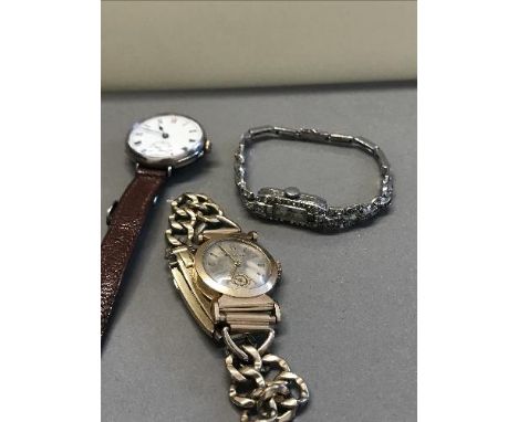 VINTAGE BULOZA LADIES WATCH AND SILVER WATCHES