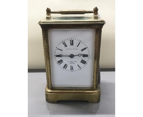 REPEATING CARRIAGE CLOCK GOLDSMITHS COMPANY