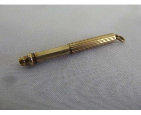 Gold retracting pencil