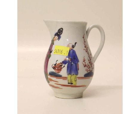 18th century Worcester sparrowbeak jug. Condition report: see terms and conditions