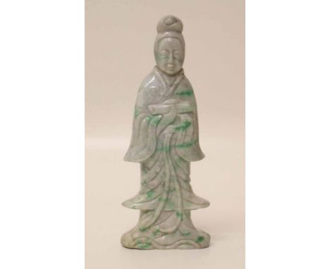 Jade figure. Condition report: see terms and conditions