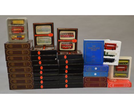 70 x Ex shop stock EFE 1:76 scale buses, lorries & cars. Includes multi vehicle packs.