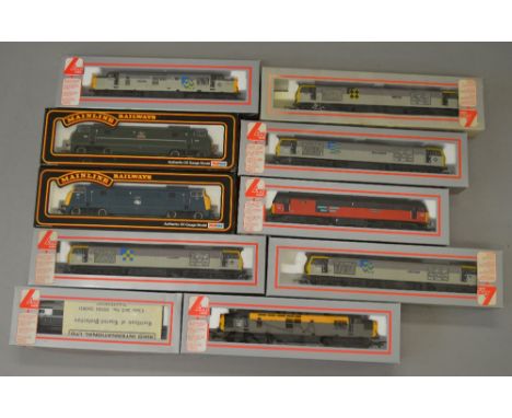 OO Gauge. Ex-Shop Stock. 10 x Diesel locomotives. Lima & Mainline. Includes classes 60, 37, 47, 42 & Ltd Edition class 26 D53