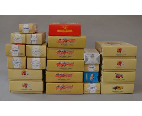 23 Corgi Fire Engine models including American LaFrance and other Classics examples (Ex Shop Stock)