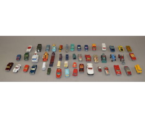 Quantity of vintage playworn diecast including Dinky, Corgi and Lesney examples (43)