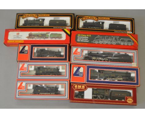 OO Gauge. Ex shop stock. 10 x locomotives. Lima, Hornby & GMR(Airfix). includes Collett, Castle, King, N15, 45xx, Crab & 94xx