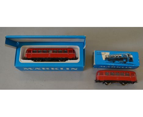 H0 scale. Marklin. 2 x locomotives. 3050 Swiss Railways pantograph electric & 3080 diesel shunter. VG in G boxes.