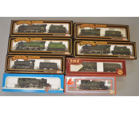 OO Gauge. Ex shop stock. 10 x locomotives. Mainline, GMR(Airfix), Lima & Airfix Includes Jubilee, Collett, Patriot, Castle, 4