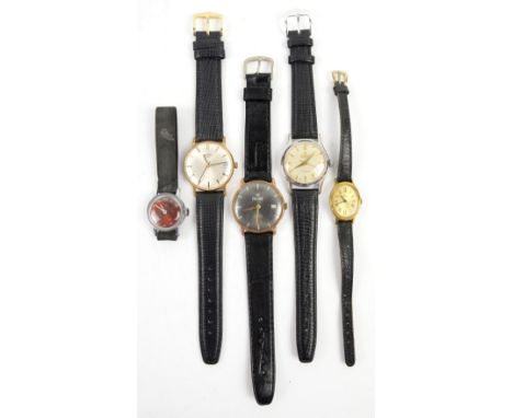 Vintage Roamer 17 jewel Super- Shock wristwatch, Rotary watch, Precimax 17 jewels watch with a black dial, Craftsman 17 Jewel