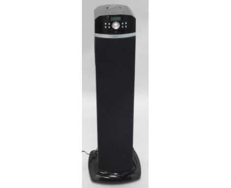 A Lenco upright DVD and speaker unit