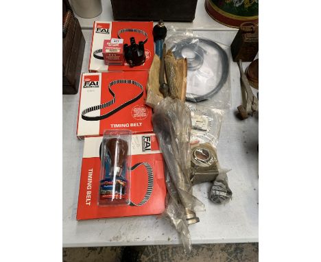 A LARGE COLLECTION OF VINTAGE MASSEY FERGUSON TRACTOR SPARE PARTS 
