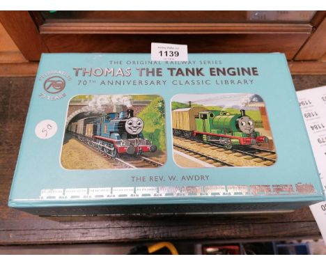 A BOXED THOMAS THE TANK ENGINE CHILDREN'S BOOK SET 