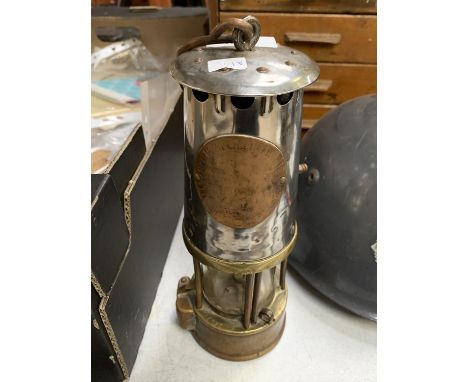 A VINTAGE 'ECCLES' MINERS LAMP 