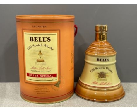 Bells old scotch whisky and decanter (Unopened) 75cl