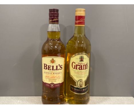 Bells scotch whisky and Grants scotch whisky (Unopened) in original boxes