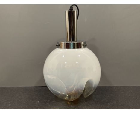 Art Deco 1970s ceiling light shade. Good condition