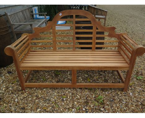A Bramblecrest Lutchens bench 
Condition report: Needs repairing to the arm and back
