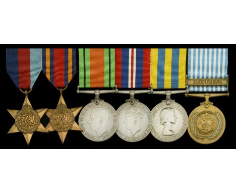 Six: Sergeant W. Molineiro, Durham Light Infantry  1939-45 Star; Burma Star; Defence and War Medals 1939-45; Korea 1950-53, 2