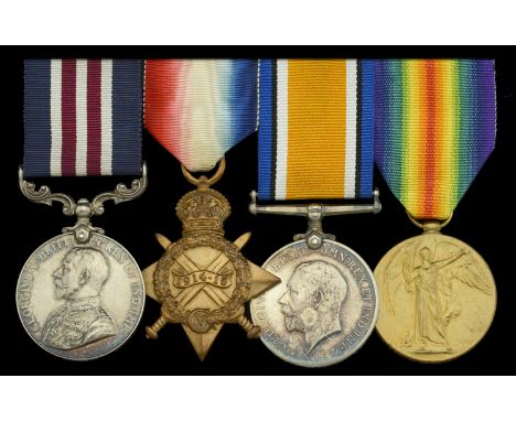 A Great War ‘Western Front’ M.M. group of four awarded to Private W. Deadman, 1st Battalion, Somerset Light Infantry  Militar