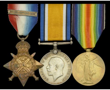 Three: Private S. W. Bodman, 1st Battalion, Somerset Light Infantry  1914 Star, with clasp (7939 Pte. S. W. Bodman. 1/Som: L.