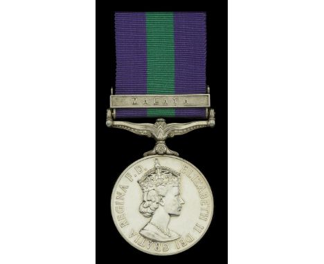 General Service 1918-62, 1 clasp, Malaya, E.II.R. (Lt. W. W. Baird. R.A.M.C.) extremely fine £80-£100  ---  William Walker Ba
