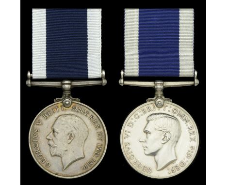 Royal Navy L.S. & G.C. (2), G.V.R., 3rd issue, coinage head (K.63025 D. C. Hockley. Ch. Sto. H.M.S. Glorious.) minor official