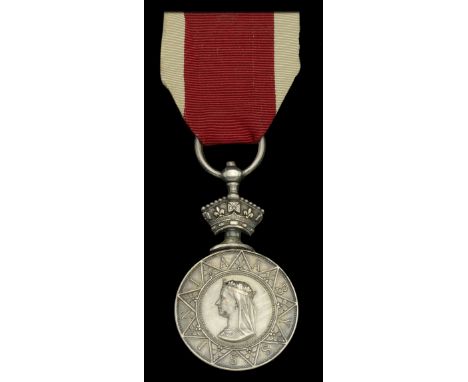 Abyssinia 1867 (1238 Gunr. J. Onions G. By. 14: Bde. R A) suspension repaired and now detached from planchet, minor edge brui