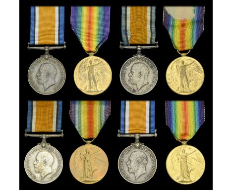 Pair: Private H. Locke, 5th Canadian Infantry British War and Victory Medals (886196 Pte. H. L. Locke. 5-Can. Inf.) edge brui
