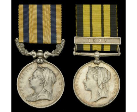 Pair: Colour-Sergeant J. Humphries, West Riding Regiment, attached Royal Niger Company, West African Frontier Force  British 