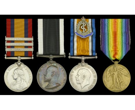 Four: Orderly C. Russell, Bradford Corps, St. John Ambulance Brigade, later South African Medical Corps  Queen’s South Africa