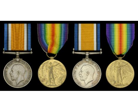 Pair: Private E. E. Tucker, 3rd Regiment, South African Infantry, who was killed in action during the Battle of the Somme on 