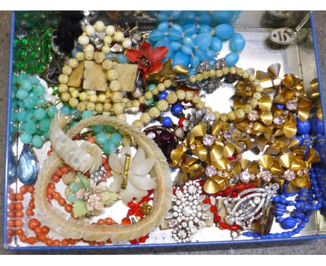 Vintage costume jewellery 