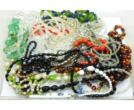 Vintage bead necklaces 