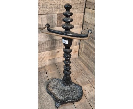 Antique cast metal stick stand [53cm tall] 