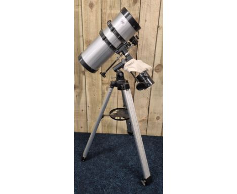 Celestron telescope on stand with accessories 
