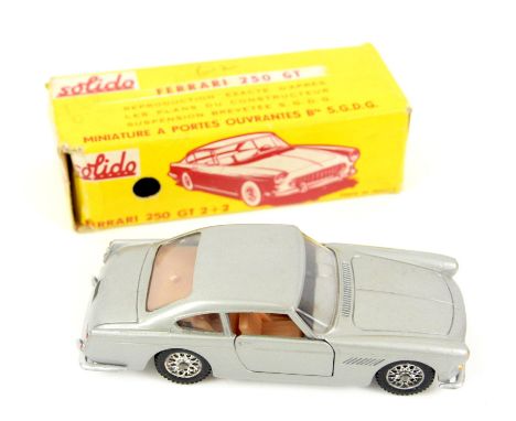 Solido No. 123 Ferrari 250 GT, with cream/tan interior, boxed,