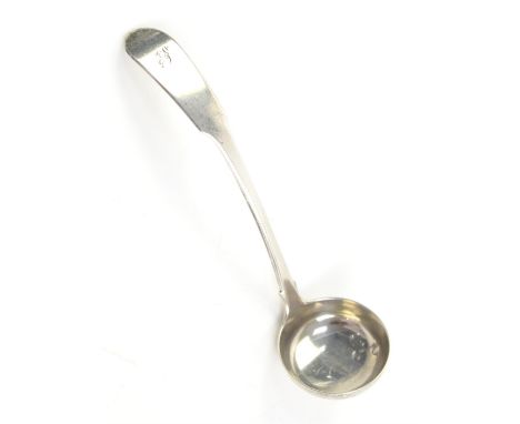Scottish silver Georgian toddy ladle, Edinburgh, 1821
