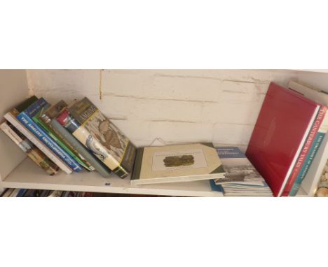 Shelf of books on Angling & Waterways