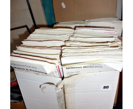 Large collection of Ordnance Survey 1:50000 Landranger & First Series maps