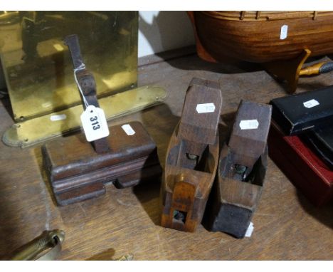     Three Vintage Carpentry Planes                                                  