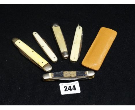     A Collection Of Vintage Pen Knives                                              