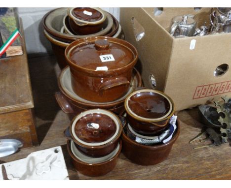     A Quantity Of Stoneware Cooking Pots &amp; Mixing Bowls                             