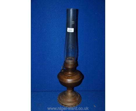 A Brass Oil Lamp