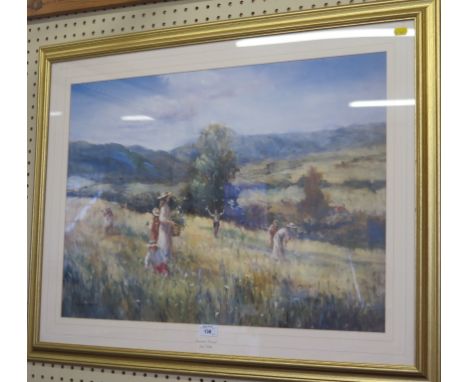 After Judy Talacho, (Australian artist) Summers Harvest Print 49 x 69cm