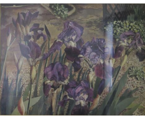 After Stanley Spencer Blue Iris Colour reproduction print, 39cm x 50cm